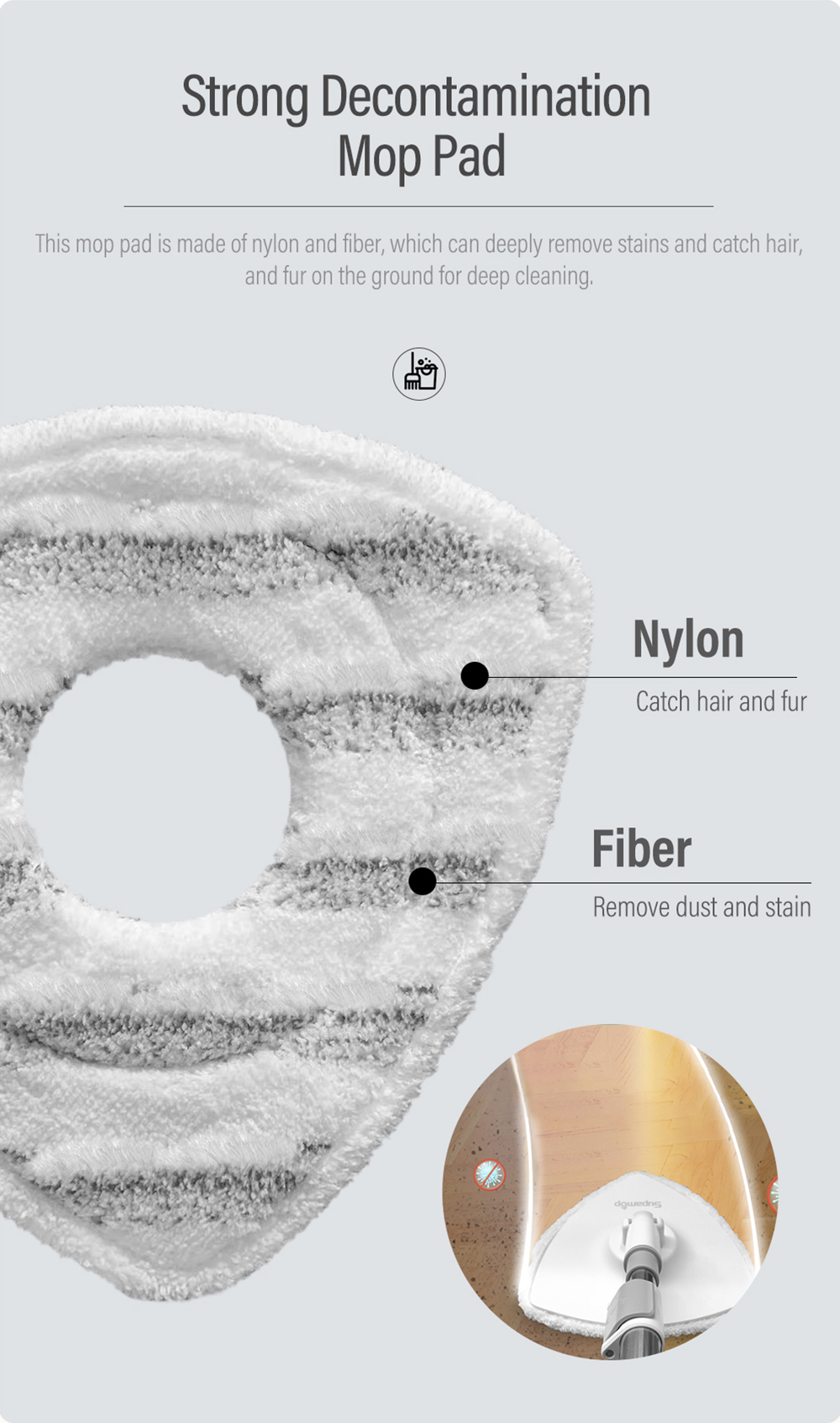 Supamop F104 Extremely Clean Spin Mop-8